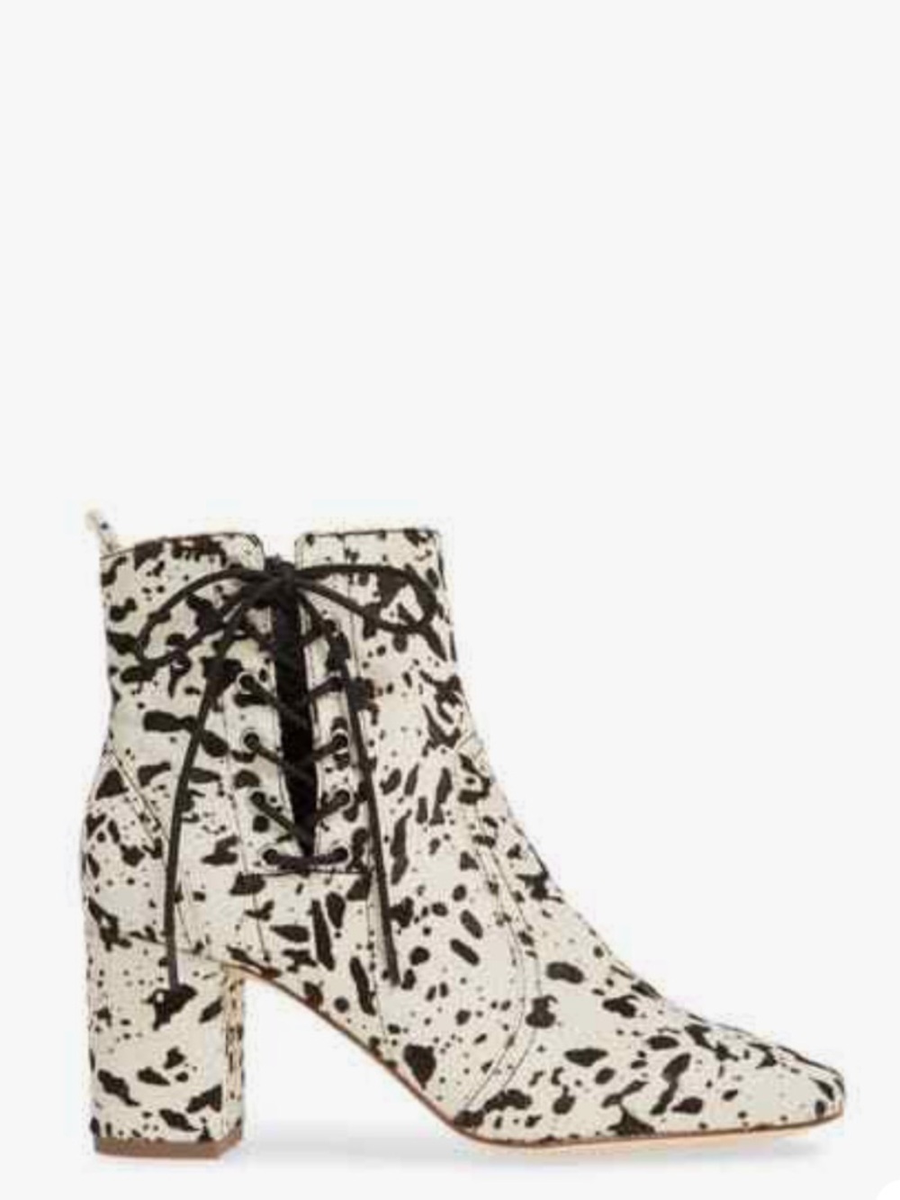 Size 7 lace up cowhide boots Matisse